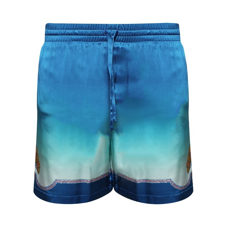 

Шорты Casablanca Silk Shorts With Drawstring, цвет Coquillage Color