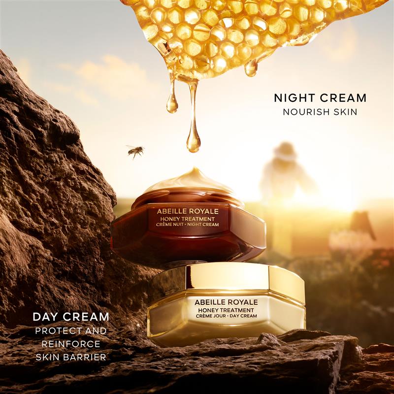 Крем для лица Guerlain — Дневной Abeille Royale Honey Treatment с гиалуроновой кислотой, 50 мл — фото 4