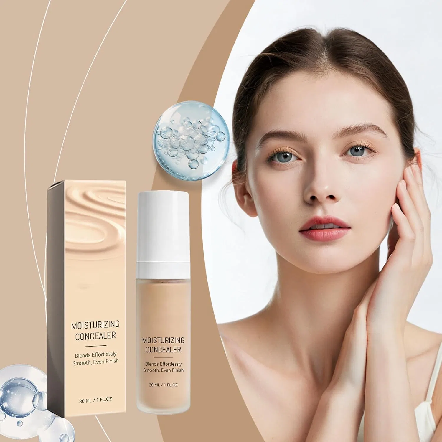 Тональное средство Color Change Foundation увлажняющее, No brand, 1 шт — фото 3