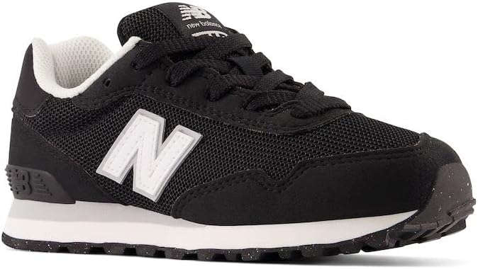 Кроссовки New Balance Kids 515 V1 на шнуровке, белый/черный — фото 4
