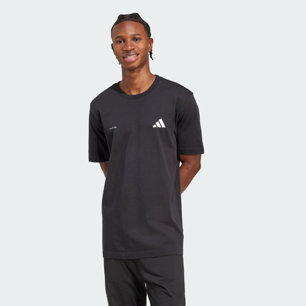 

Футболка Adidas Lens Power Of Three Hoop Graphic Tee, черный
