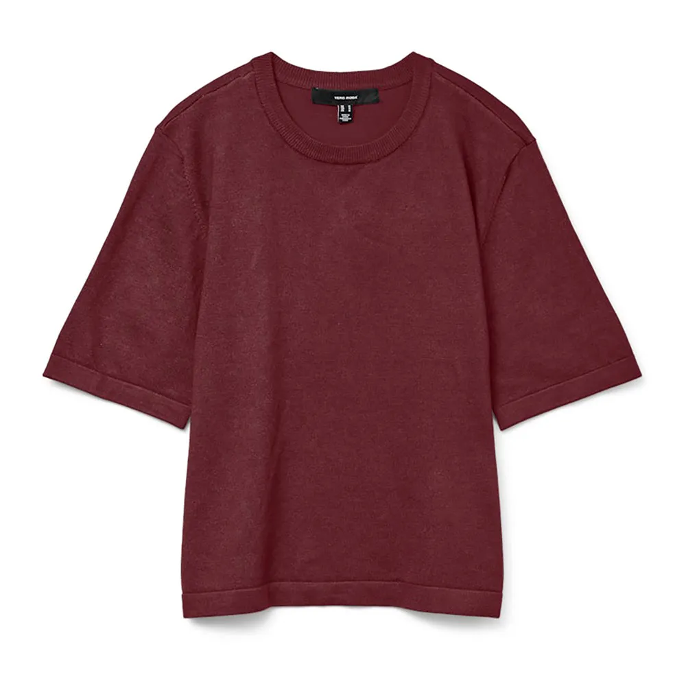 

Свитер Vero Moda Silje 2/4 Oversize short sleeve, красный