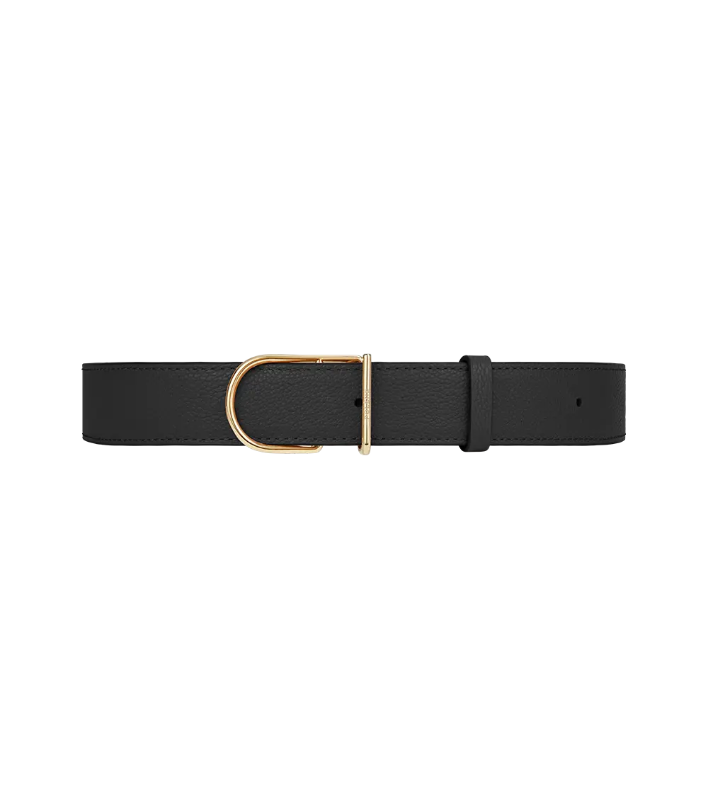 

Ремень Ceinture Large Umi Edition Noir Grainé