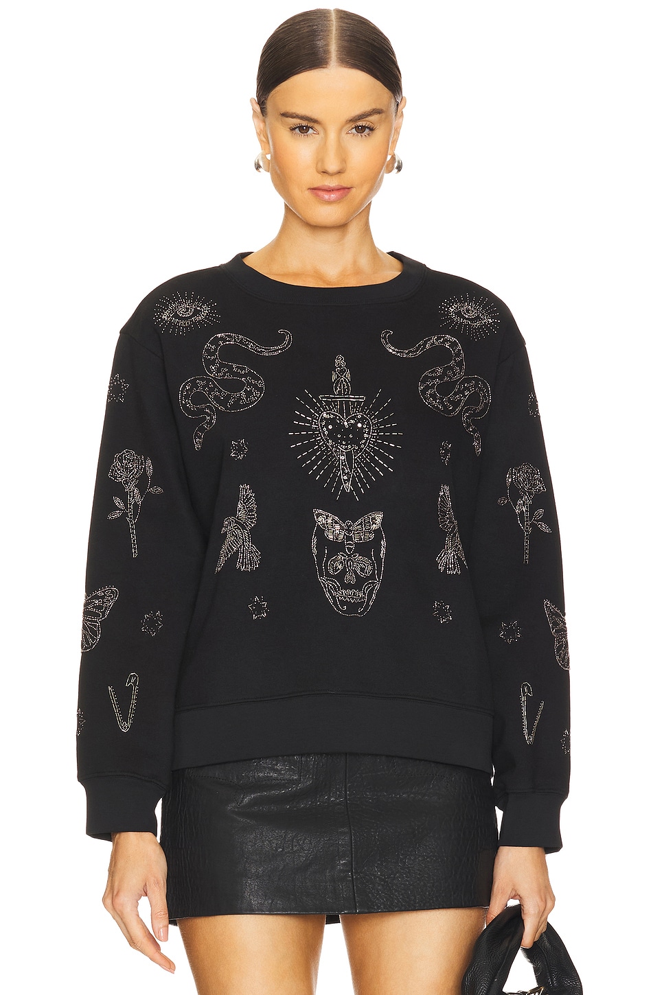 

Толстовка Pippa hex Allsaints, black