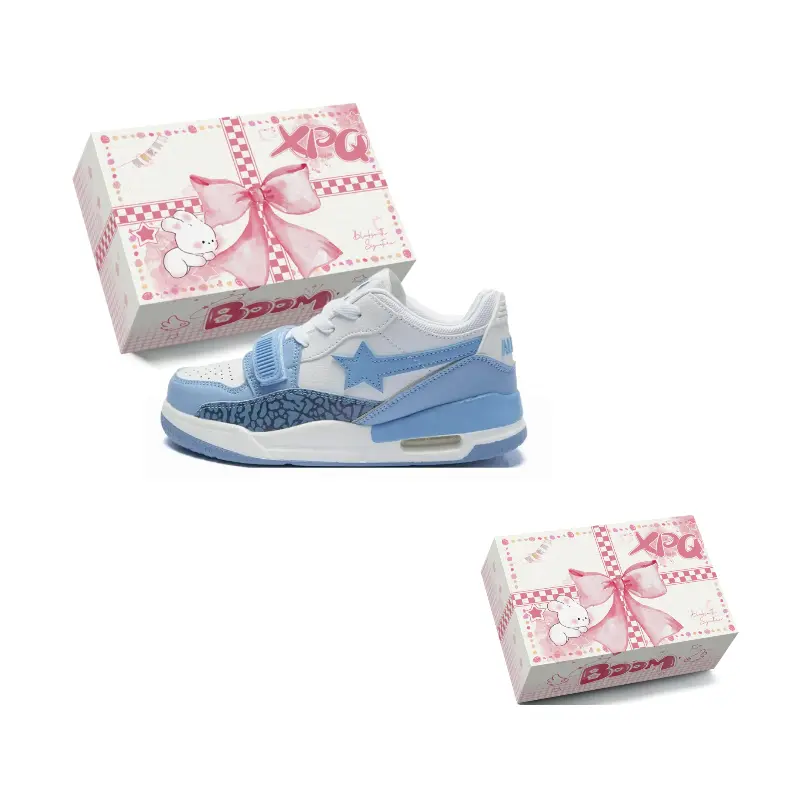 

XPQ Кроссовки для скейтбординга с защитой от истирания низкие унисекс небесно-голубые, цвет Sky Blue