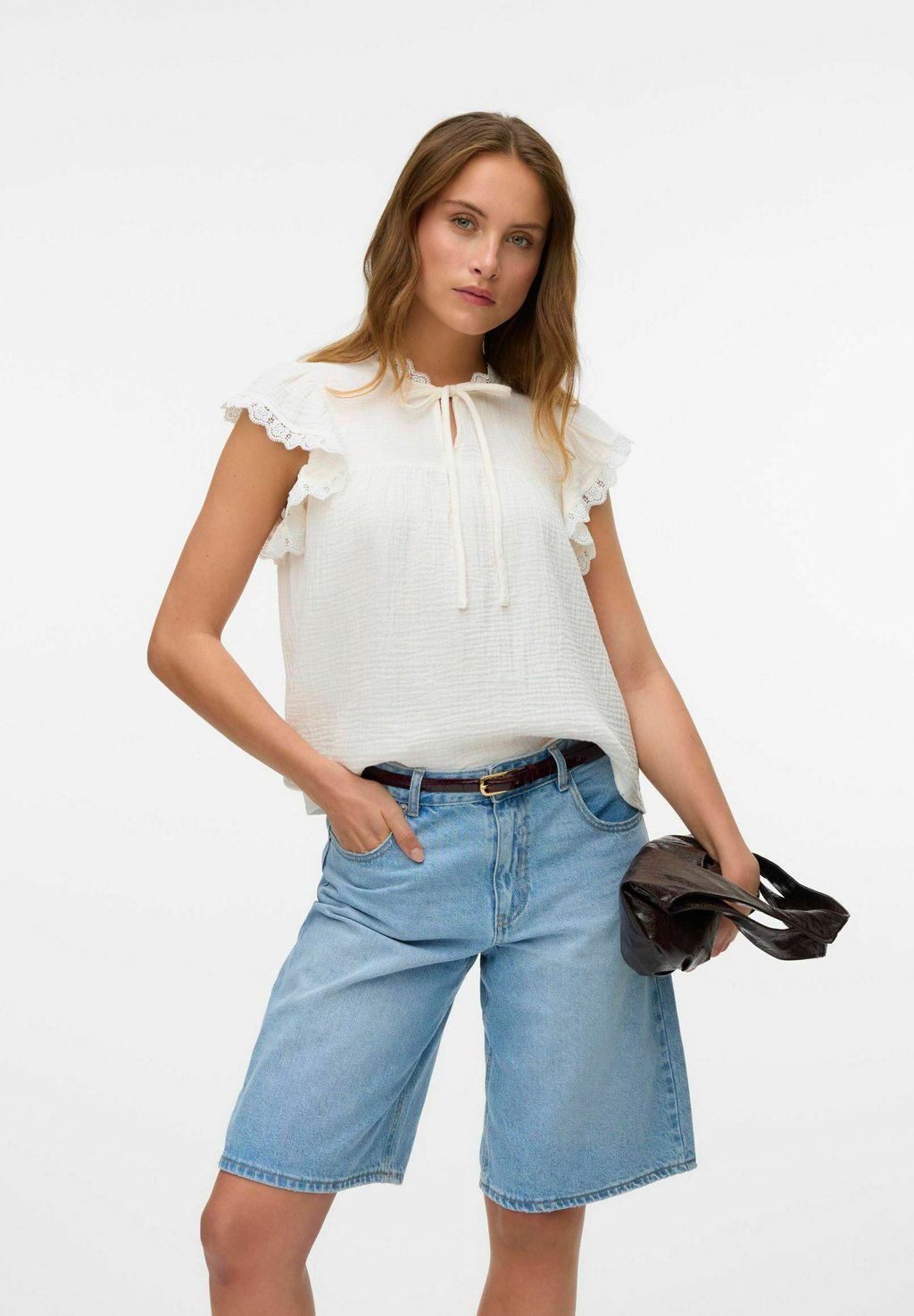 

Блуза VMNATALI Vero Moda, белый
