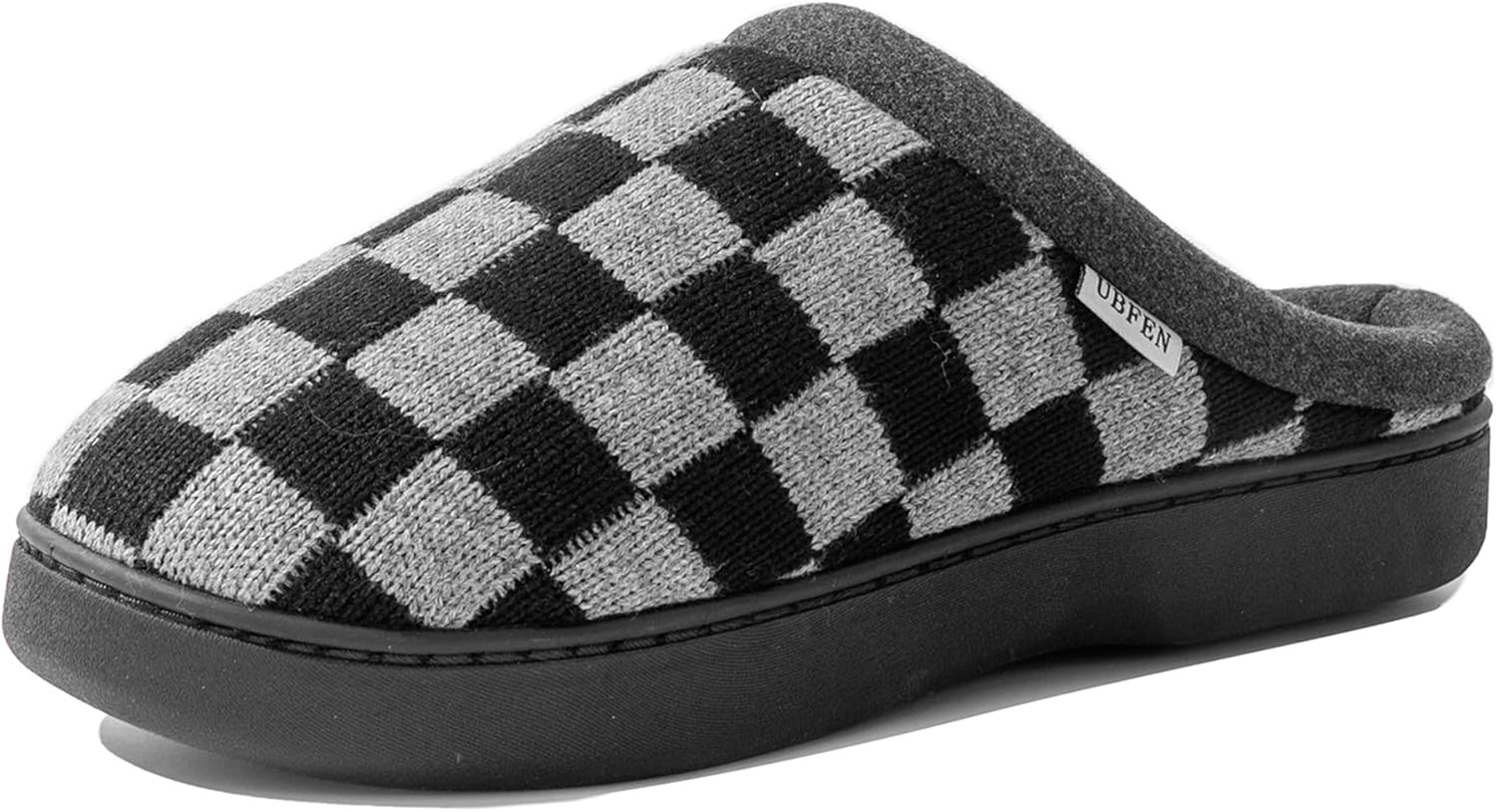 

Мужские тапочки UBFEN для дома и спальни с мемори-пенной стелькой, легкие, без застежек, подходят для улицы, серый
