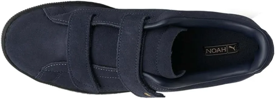Мужские слипоны PUMA Classic V Noah из замши - повседневные, синие, синий — фото 3