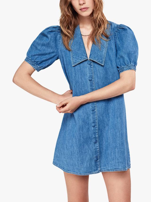 

Мини-платье Sailor из денима FRAME, Blue