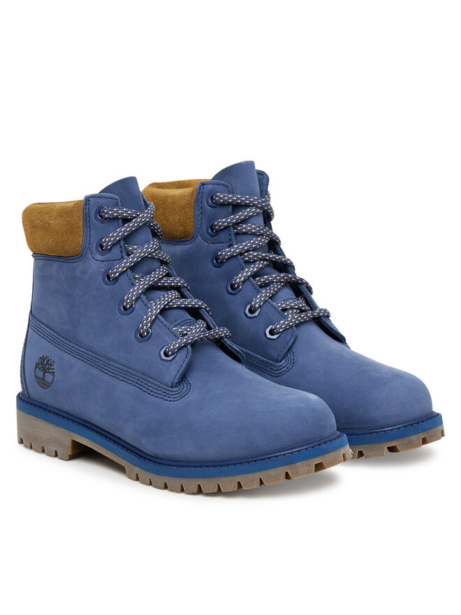 Ботильоны на шнуровке Timberland Premium 6-Inch Waterproof TB0A6BETA2A1, темно-синий — фото 2