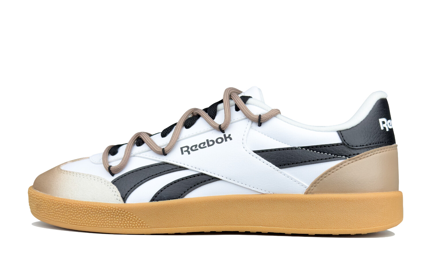 

Кроссовки Reebok Skateboarding Shoes Unisex Low-top White/gray/black/khaki, хаки