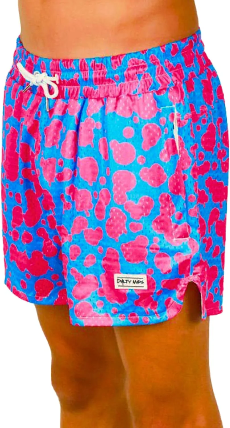 

Шорты Dirty Mids Original MVRK Mesh с двойным слоем, карманами на молнии и принтом, размеры XXS-XL