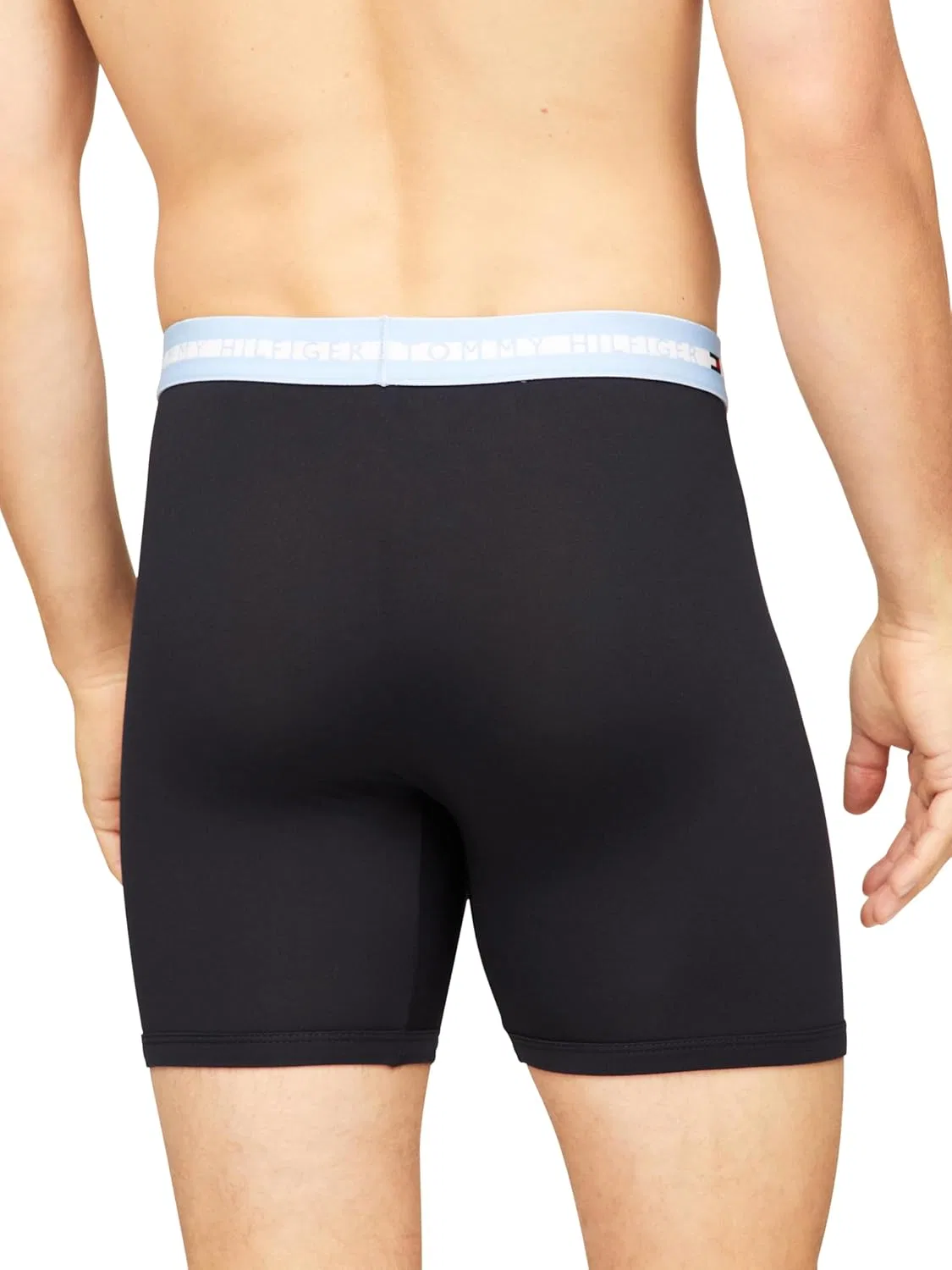 Боксеры Tommy Hilfiger, Navy W/Romantic Blue Waistband, Navy W/Primary Red Waistband, Navy W/Navy Waistband — фото 2
