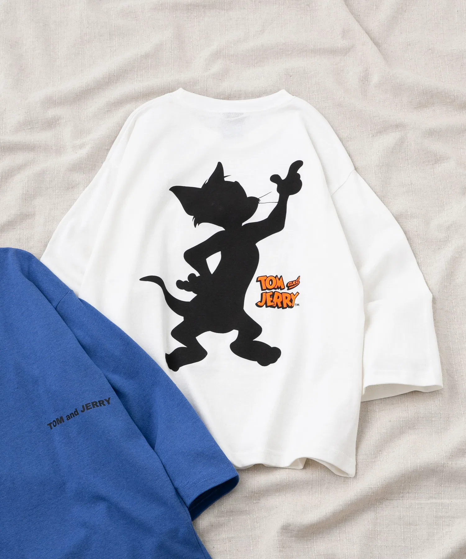 Детская футболка с принтом Tom&Jerry TOM&JERRY белая