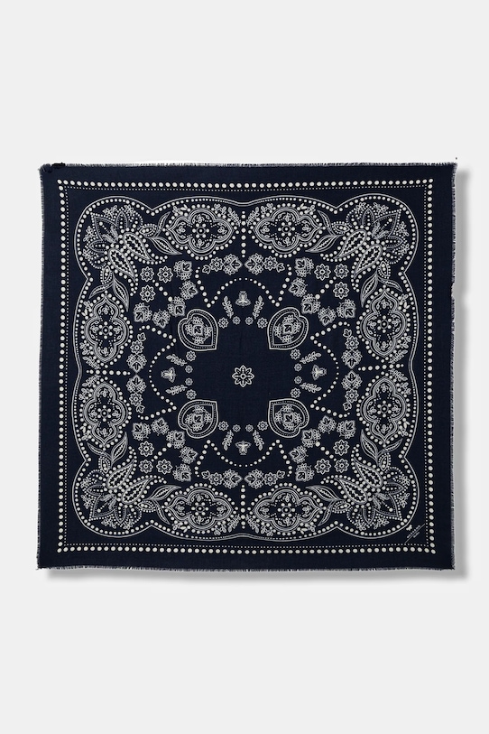 

Шарф aeducata с добавлением шерсти Weekend Max Mara, темно-синий