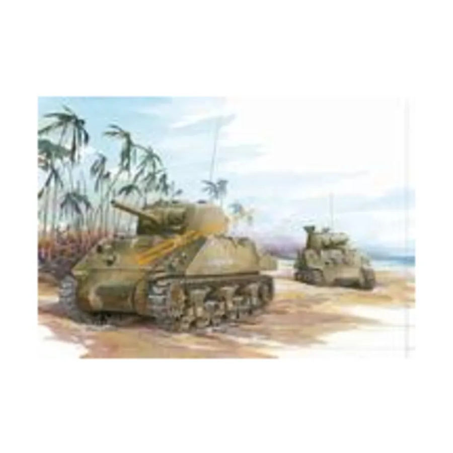 

Шерман M4A2 - Тарава, Dragon Models - '39 to '45 Series - United States (1:35)