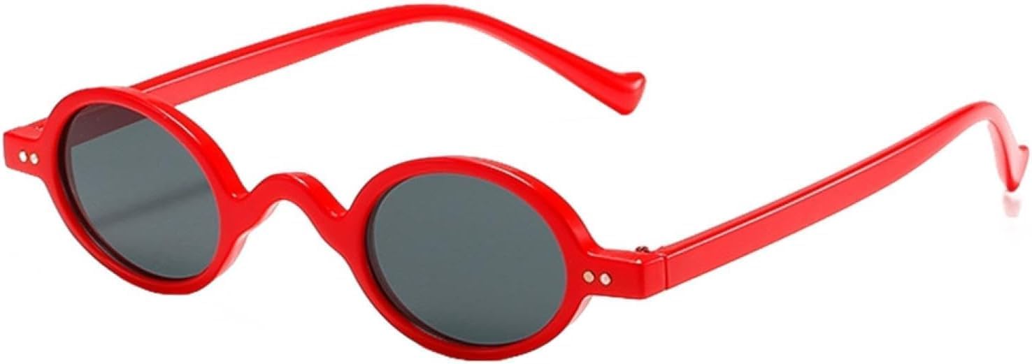 

2026 Маленькие круглые солнцезащитные очки для женщин, винтажные ретро-очки, прозрачные очки для мужчин, панк-очки, модные очки с защитой от УФ-излучения UV400 MTZJH, One Color