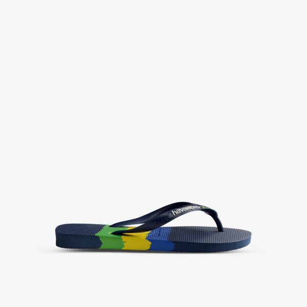 Резиновые шлепанцы Brazil tech Havaianas, синий