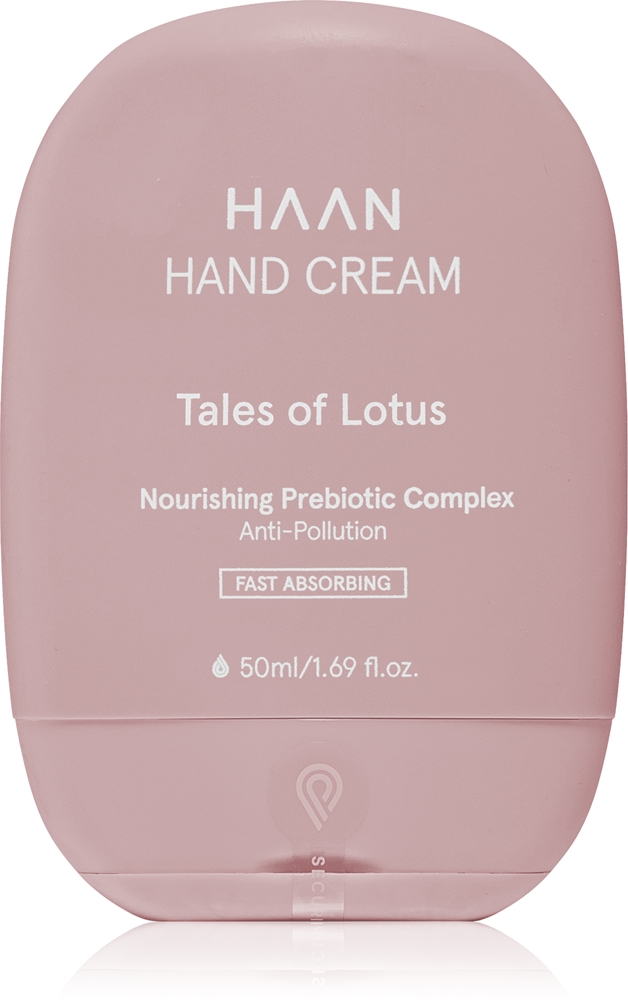 

Крем для рук с пребиотиками, быстро впитывающийся. Haan, tales of lotus 50 мл