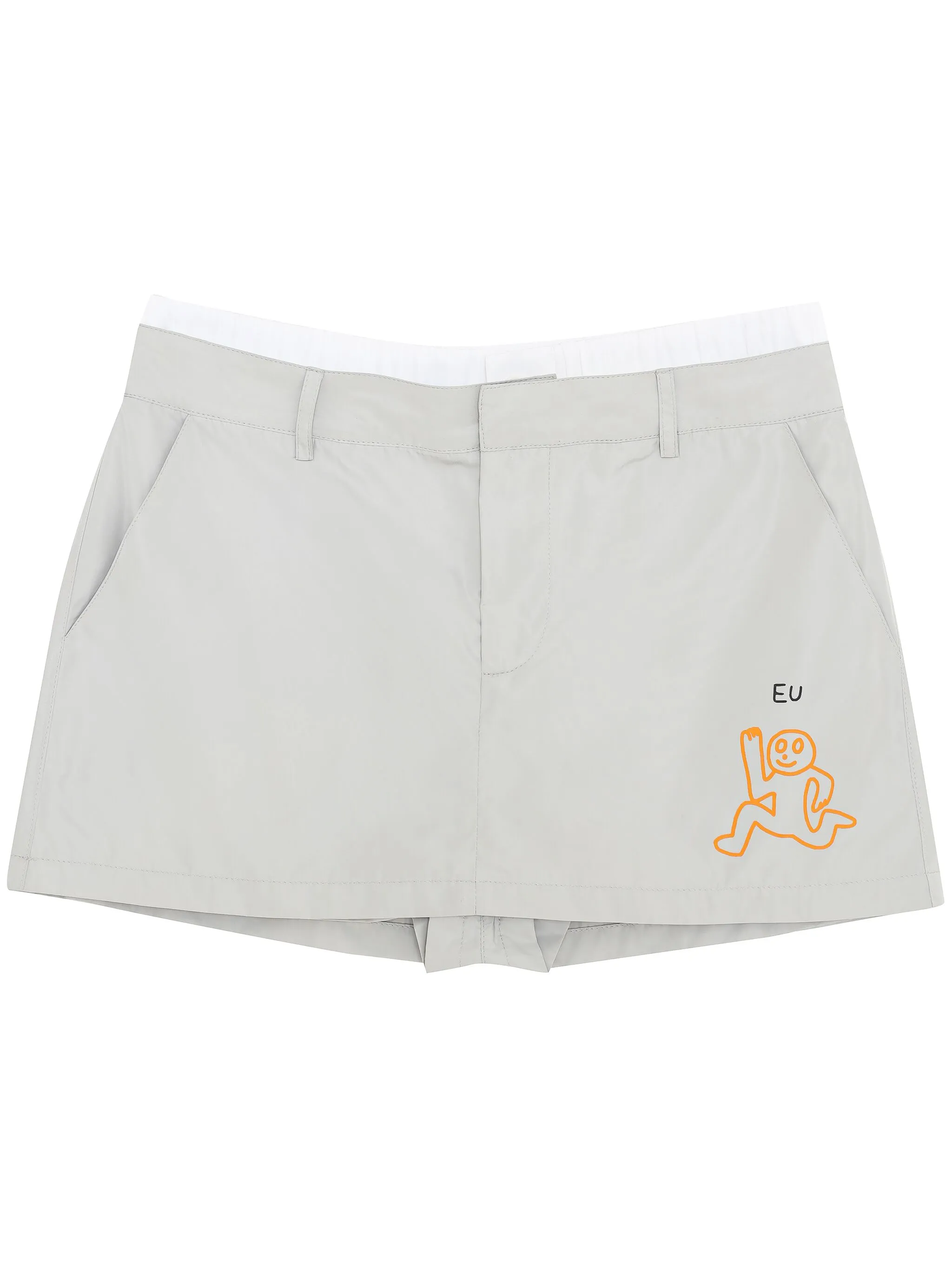 

Шорты с принтом Uma | Raquel Blay, серый