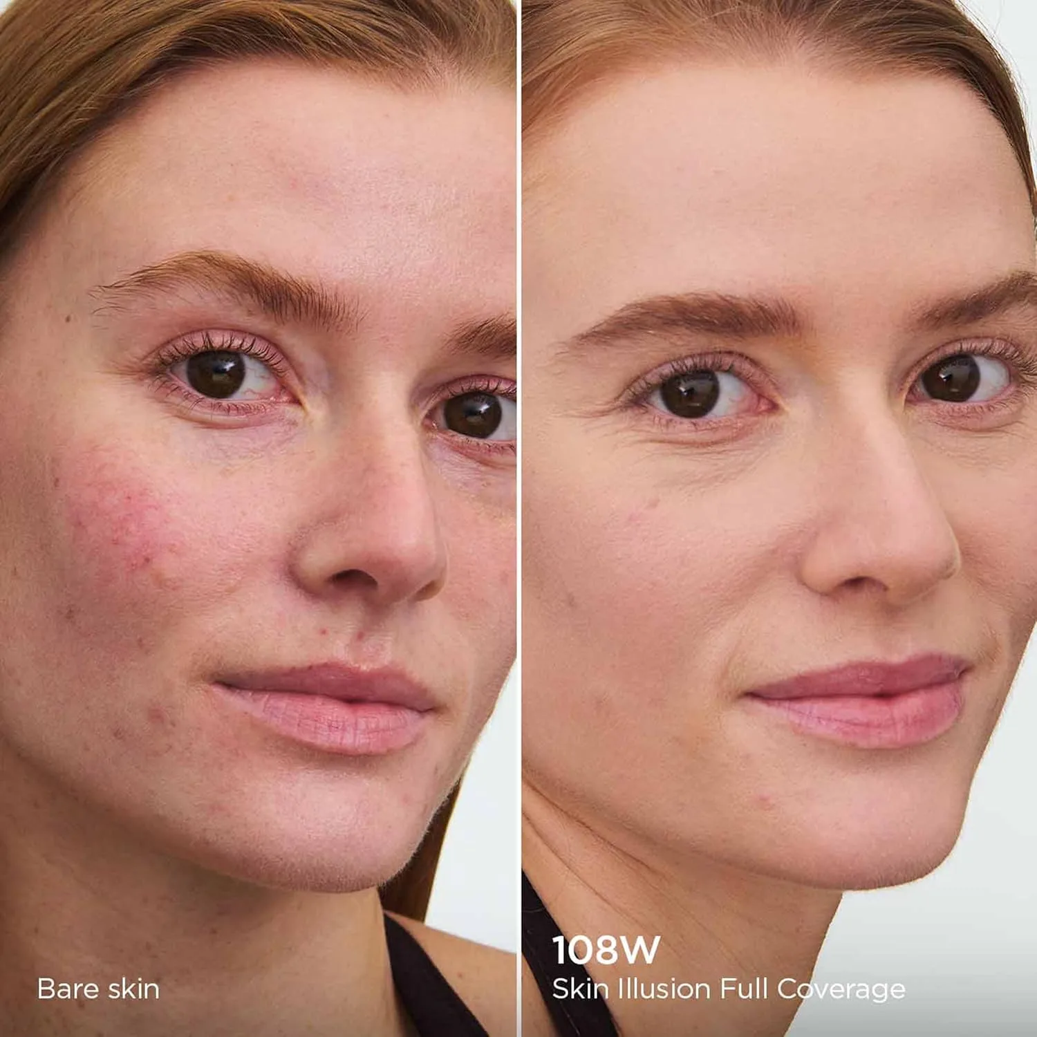 Clarins Skin Illusion Longwear Full Coverage Foundation, матовое сияние, 24 часа стойкости и увлажнения, естественный вид, устойчивость к переносу, поту и размазыванию, с гиалуроновой кислотой, 30 мл, 108W Light-medium beige with warm undertones — фото 2