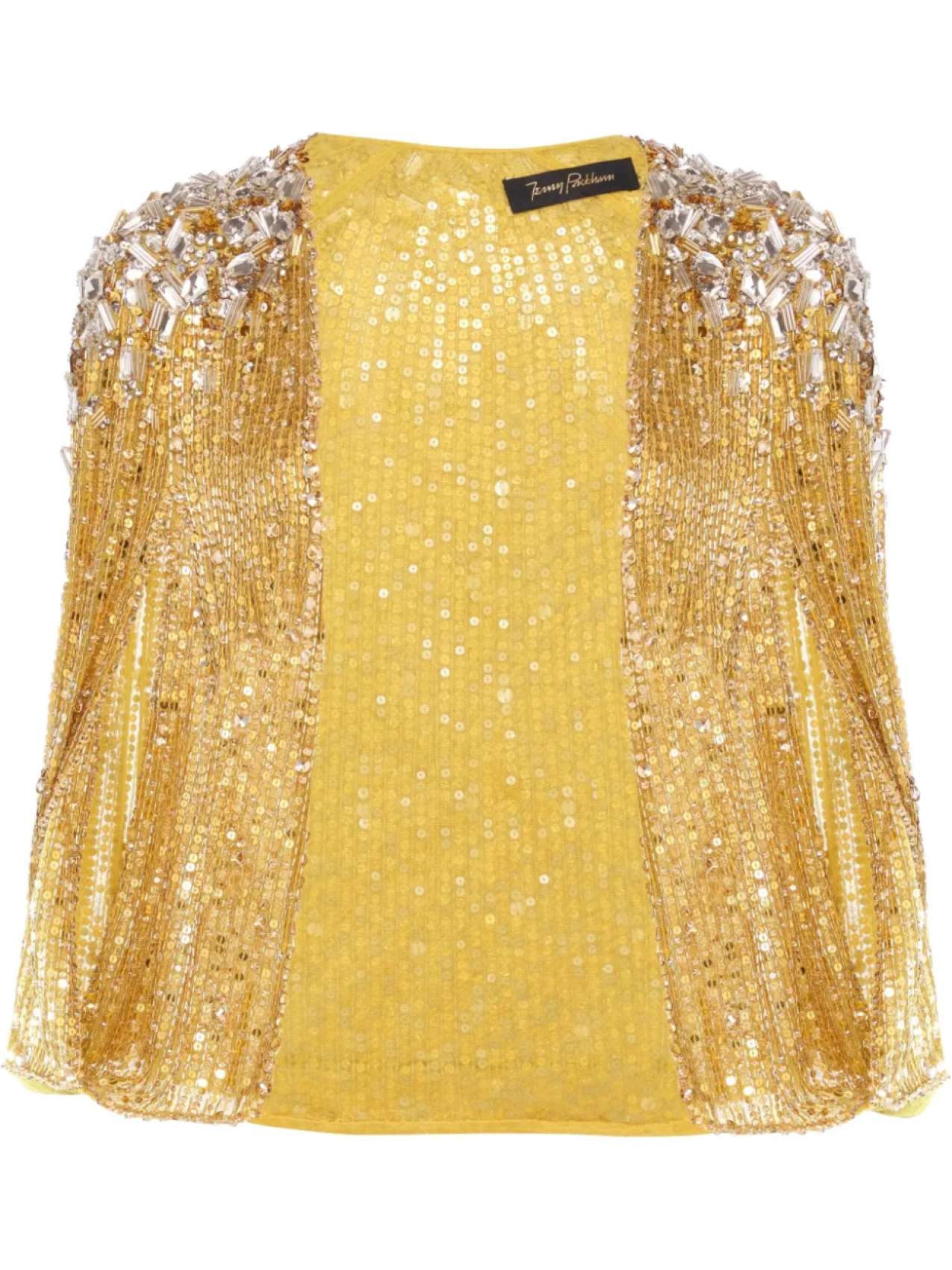 

Jenny Packham куртка Mina, желтый
