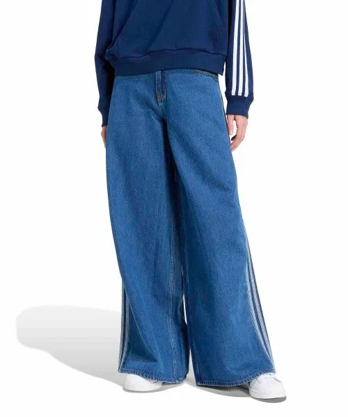 Джинсовые спортивные штаны adidas Originals Firebird Adenium, синие