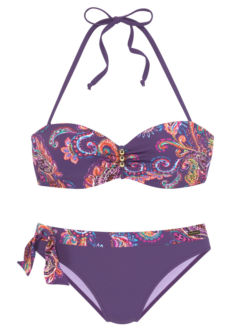 

Бикини на косточках VIVANCE Bandeau Bikini, темно-фиолетовый