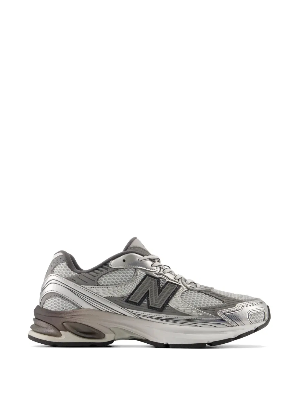 Кроссовки с панелями 2010 года New Balance, серебро