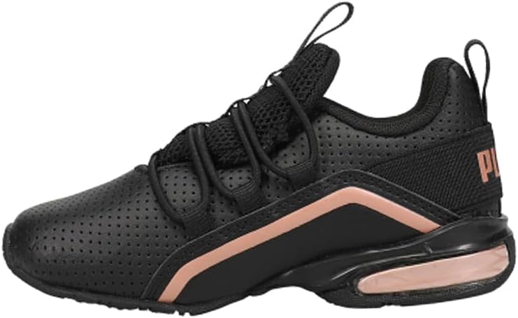 Кроссовки Puma Axelion для мальчиков и девочек, черный/розовый — фото 3