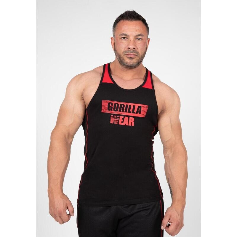 

Майка Wallace - Черный/Красный GORILLA WEAR, цвет rojo