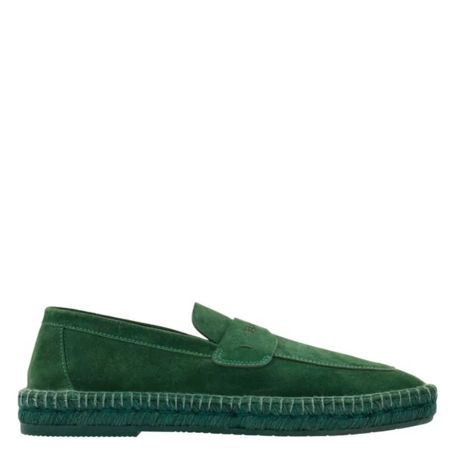 Эспадрильи-лоферы Ferragamo Dark Brilliant Green, зеленый