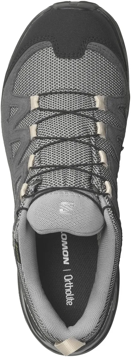 Кроссовки Salomon "X WARD Leather GORE-TEX", водонепроницаемые, серый — фото 3