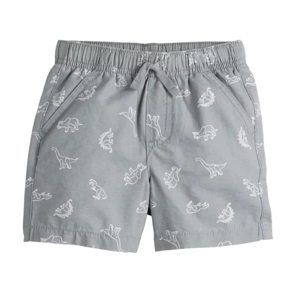 

Шорты для мальчиков Baby & Toddler из поплина с печатью и текстурой слэб Jumping Beans, цвет grey short dino