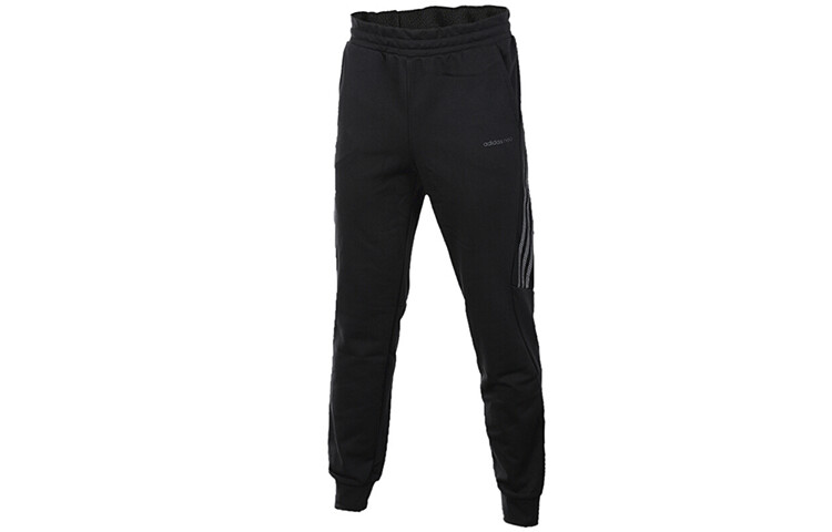 

Трикотажные спортивные штаны мужские черные Adidas Neo, черный
