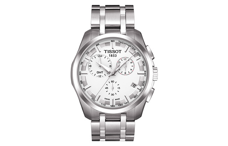 

TISSOT Мужские часы Kutu Collection с кварцевым механизмом, 41 мм, белый циферблат, стальной корпус, стальной ремешок