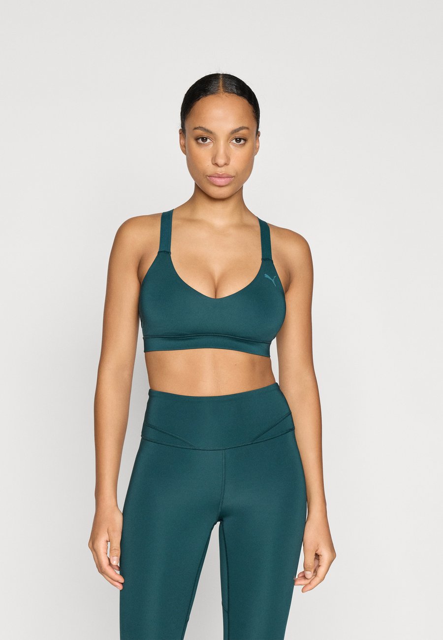 

Бюстгальтер Puma BRA LOW, Green Terrain/Dark Green