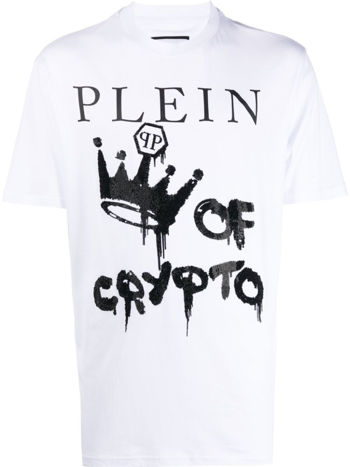 

Philipp Plein футболка с графичным принтом, белый