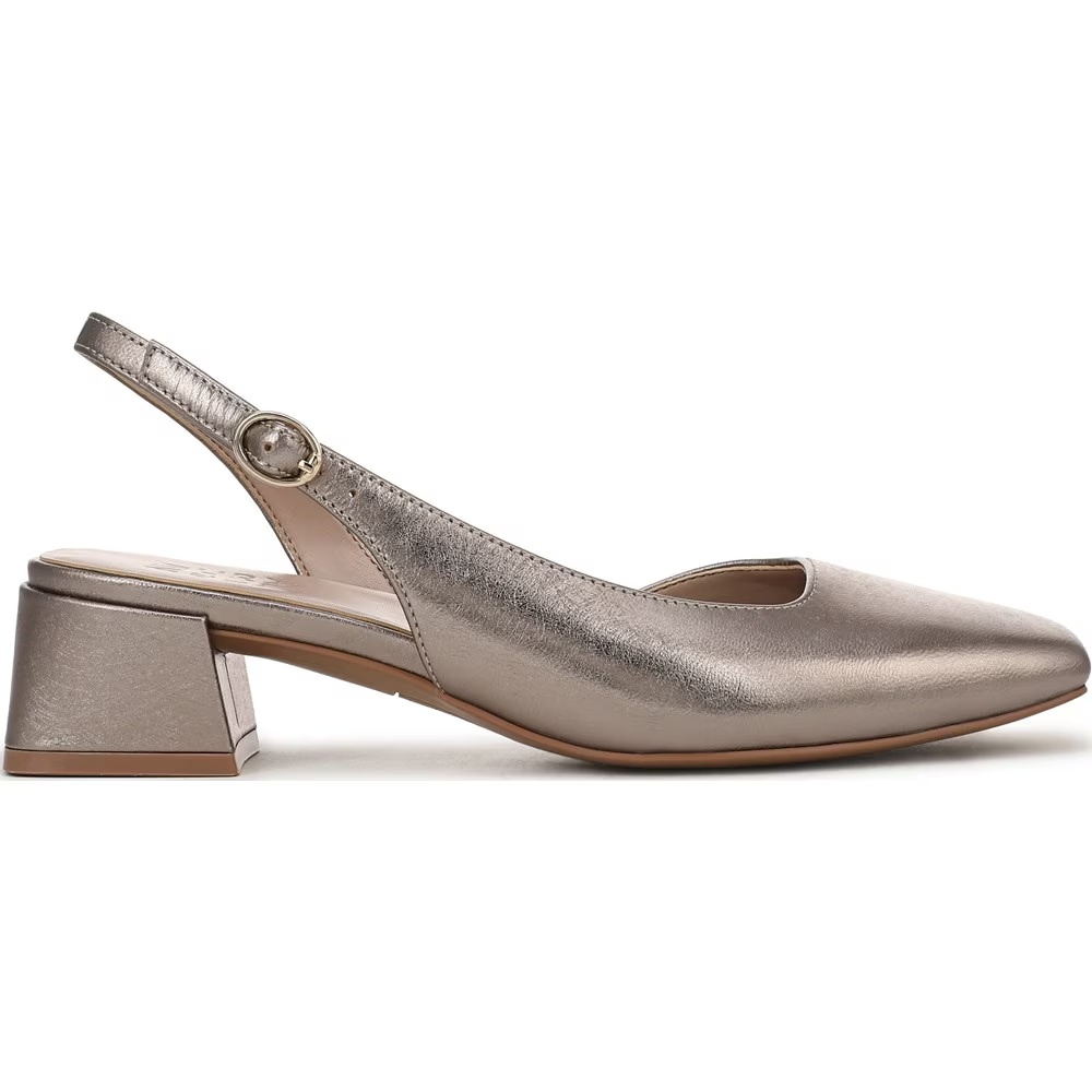 Туфли-Лодочки Jayla с открытой пяткой Naturalizer, цвет patina pewter leather — фото 2