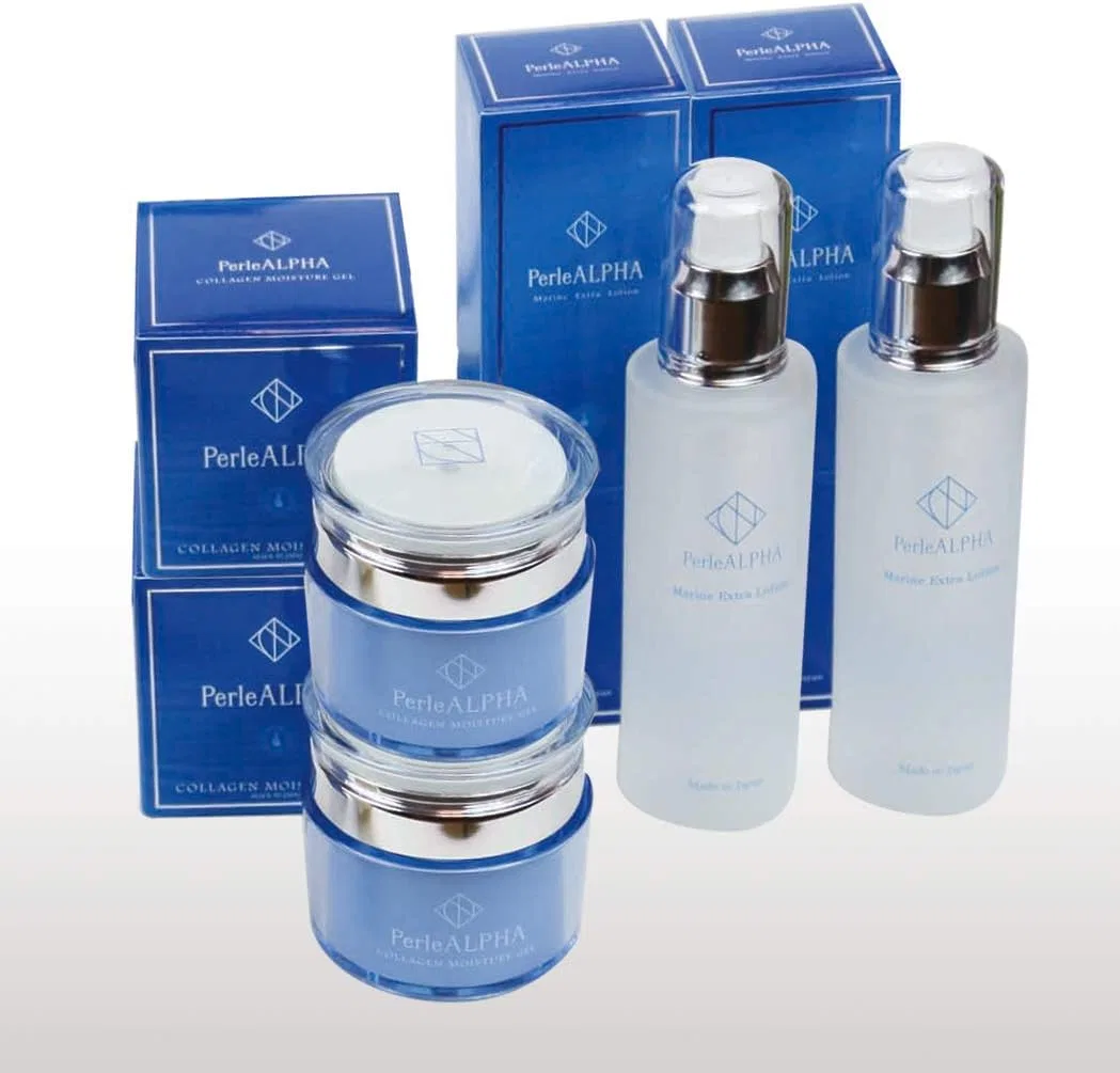 Набор для ухода за кожей Perlealpha Marine Moisture Gel Cream + Marine Extra Lotion 50 г + 100 мл