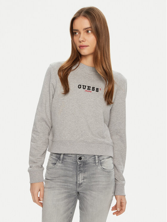 

Толстовка обычного кроя W5RQ28 K68I4 Guess Jeans, серый