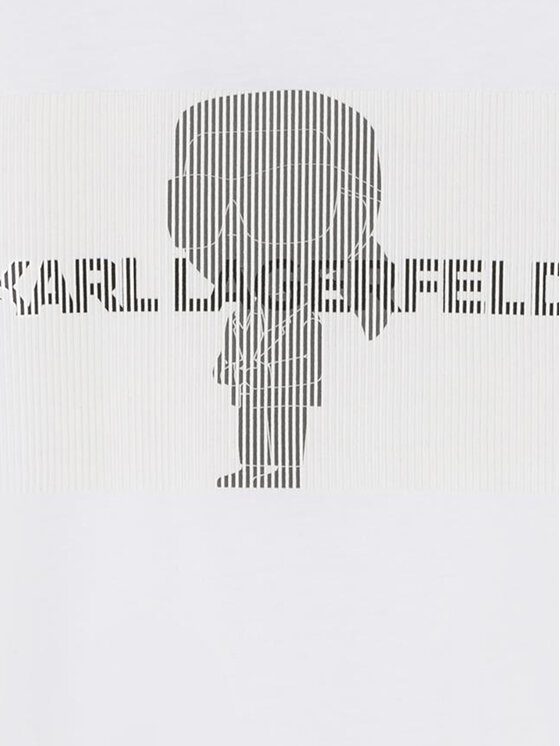Футболка стандартного кроя Karl Lagerfeld Kids, белый — фото 4