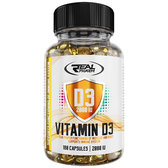 

Real Pharm, Витамин D3 2000 МЕ 180 капсул