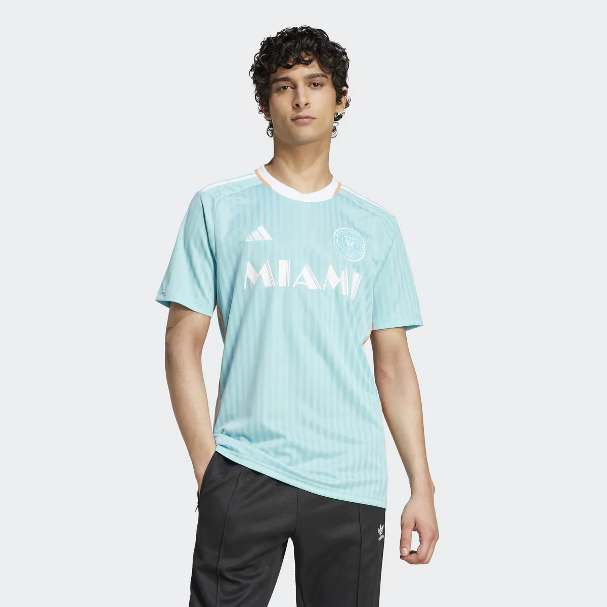 

Мужская 3-я форма Inter Miami CF 24 Adidas футболка, бирюзовый