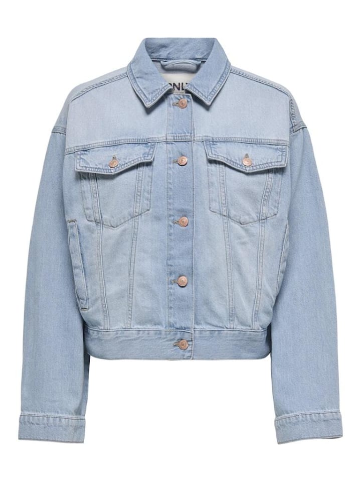 

Джинсовая куртка ONLY, цвет light blue denim