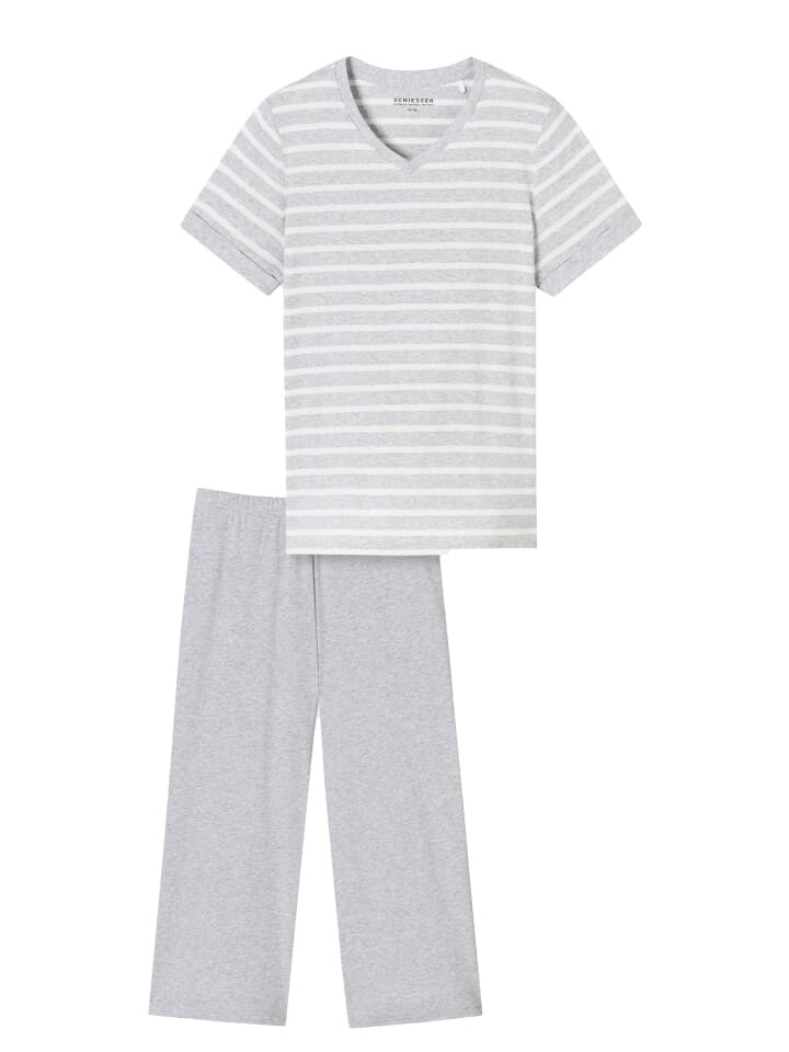 

Пижама Schiesser Casual Essentials, цвет silbergrau-melange