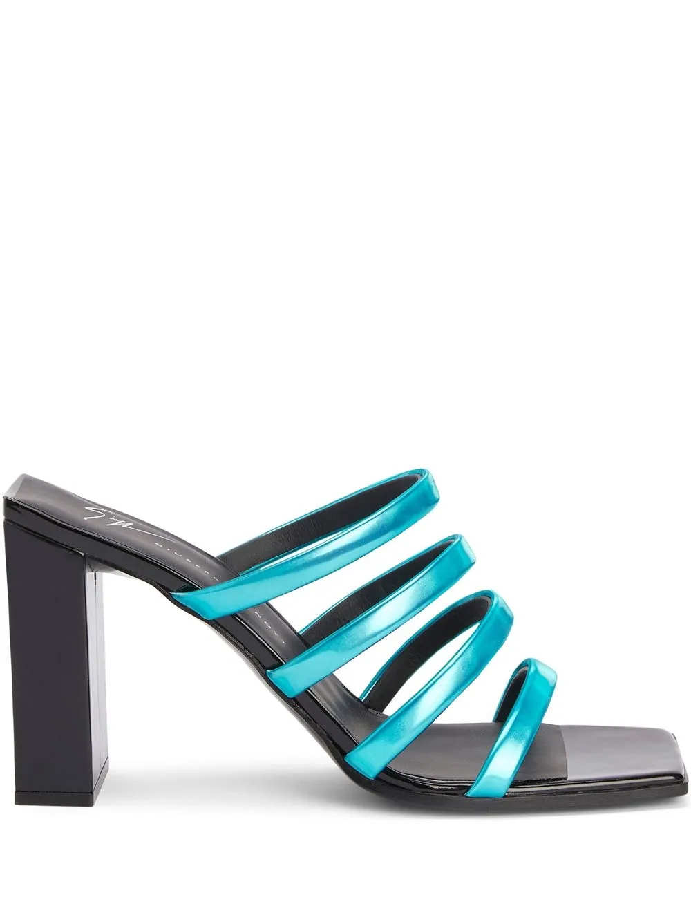 Босоножки с ремешками Giuseppe Zanotti, синий