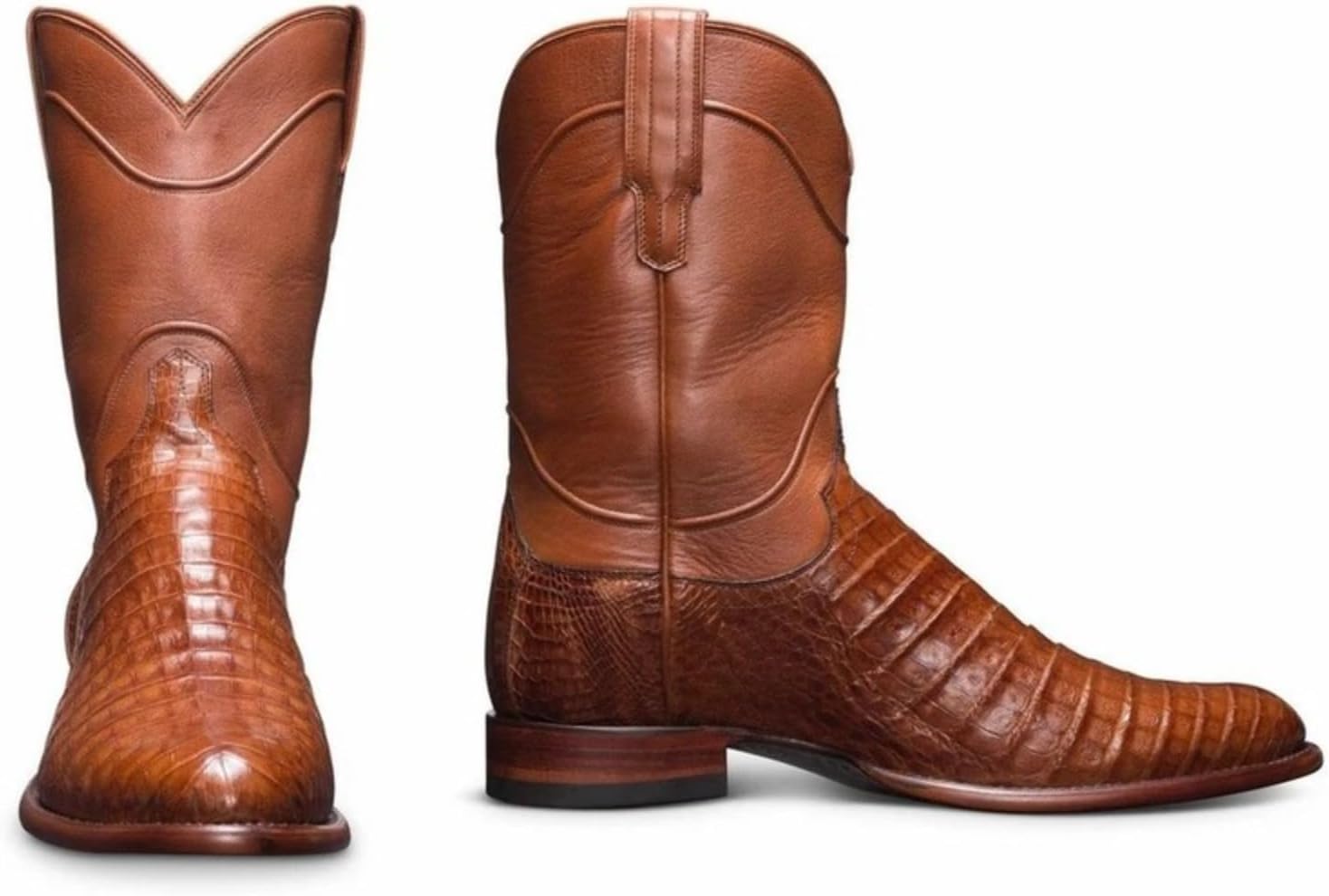 

RUMITY Ретро заостренные рыцарские сапоги, повседневная мода, мужские и женские водонепроницаемые кожаные ботинки, 38-48 (кофе, 40), коричневый