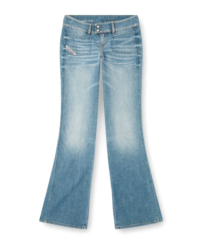 

Джинсы с застежкой-молнией Diesel, синий