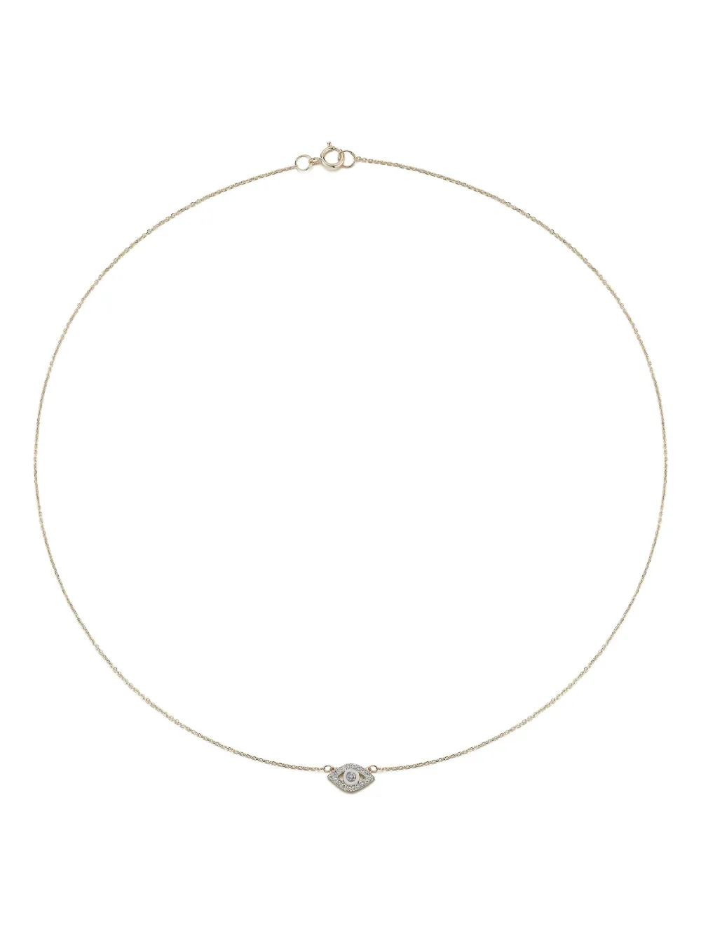 

Колье Evil Eye из желтого золота с бриллиантами Mateo, золотой